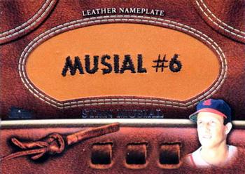 2011 Topps - Manufactured Glove Leather Nameplates #MGL-SM  Stan Musial  Front